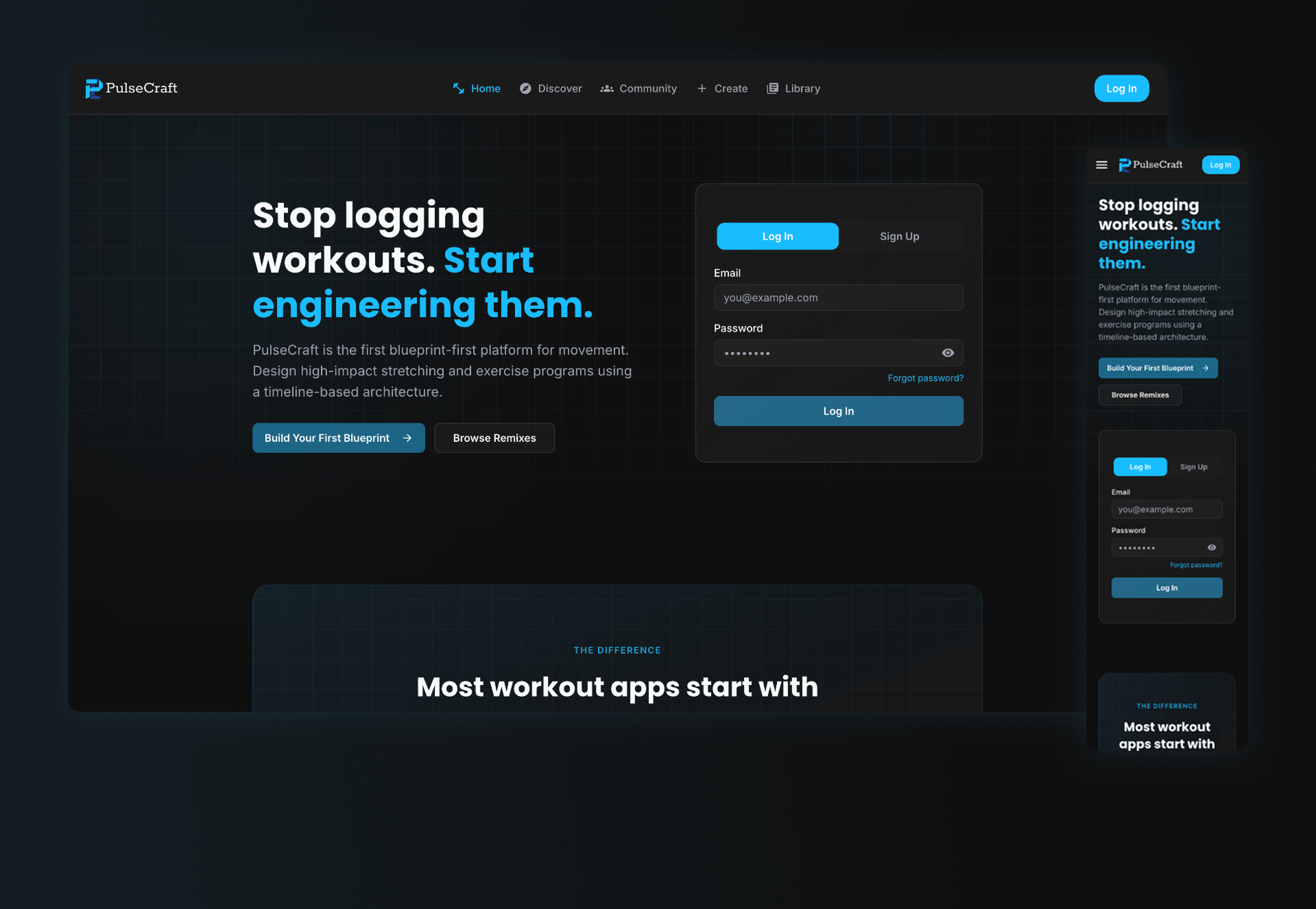 PulseCraft — interval workout builder